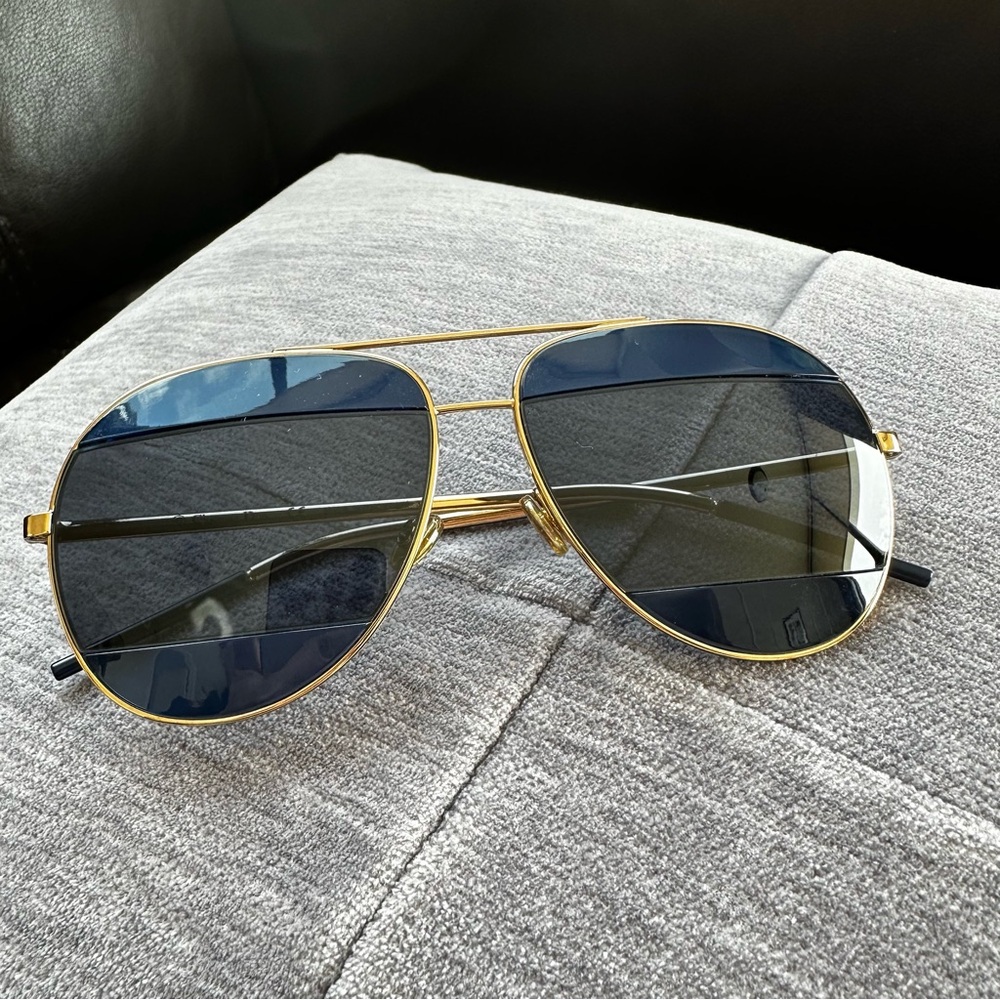 CHRISTIAN DIOR Split 59mm Aviator Sunglasses - Picture 5 of 11